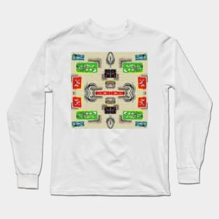 Face Art Vintage Long Sleeve T-Shirt